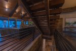 River Joy Lodge: Living Room Staircase